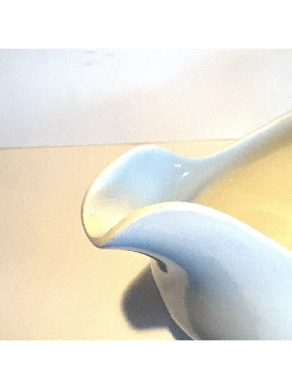 JOHNSON BROS Vintage Snowhite Gravy Boat 1960s Made in England MCM